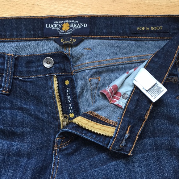 Lucky Brand Sofia Boot Jeans 8/29 - Picture 2 of 8